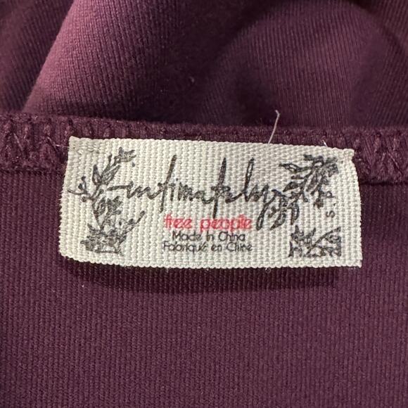 Free People Intimately Small Va Va Voop Bodysuit Puff Sleeve V-Neck Snap Thong - Picture 8 of 10